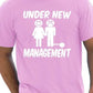 Under New Management Funny Stag Do T-Shirt