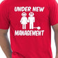 Under New Management Funny Stag Do T-Shirt