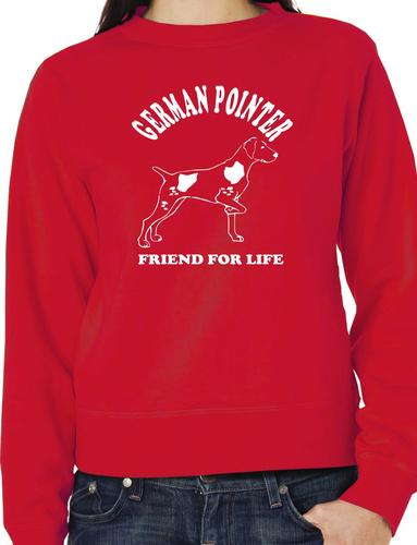 German Pointer Friend For Life Sweatshirt