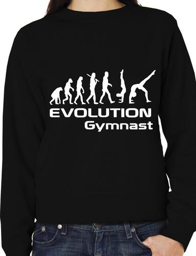 Evolution Of Gymnast Sport Sweatshirt