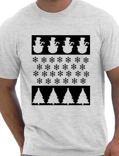Christmas Scene Snowman Funny Christmas Gift T-Shirt