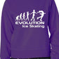 Evolution Of Ice Skating Skater Unisex Sweatshirt