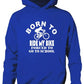 Born To Ride Bike Hoodie Girls Boys Kids