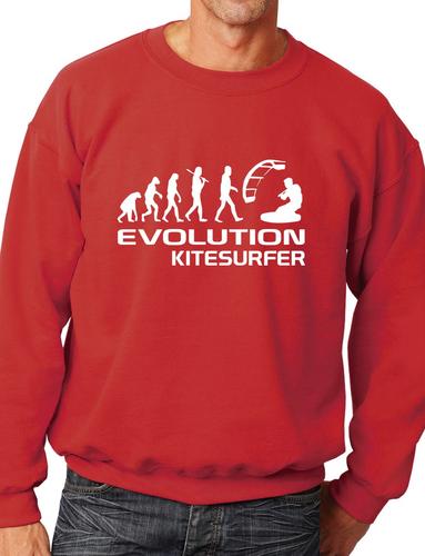 Evolution Of Kitesurfer Surfing Unisex Sweatshirt