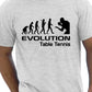 Evolution Of Table Tennis T-Shirt