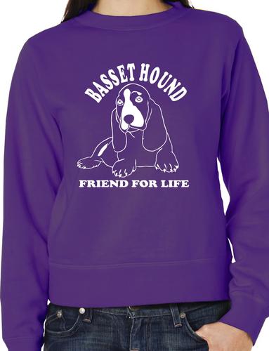 Basset Hound Friend For Life Sweatshirt