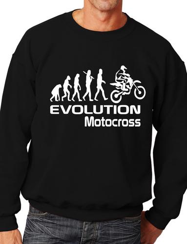 Evolution Of Motocross Motorbike Unisex Sweatshirt