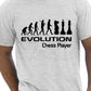 Evolution Of Chess Player T-Shirt Medium Black