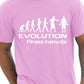 Evolution Of Fitness Instructor T-Shirt