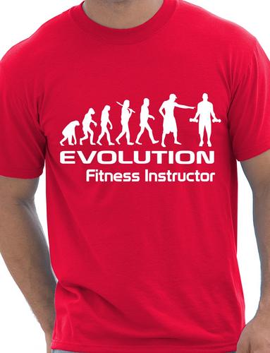 Evolution Of Fitness Instructor T-Shirt
