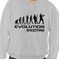 Evolution Of Shooting Funny Adult Sweatshirt