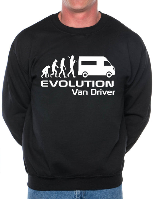 Evolution Of A Van Driver Unisex Sweatshirt