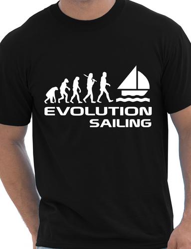 Evolution Of Sailing T-Shirt