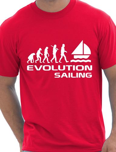 Evolution Of Sailing T-Shirt