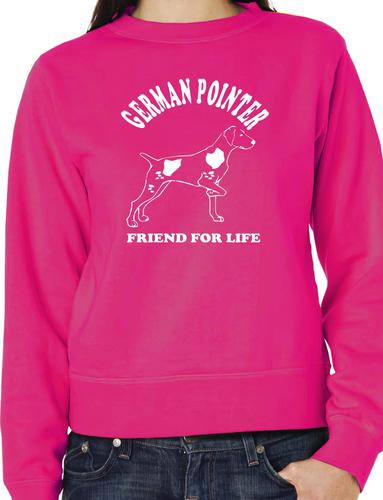 German Pointer Friend For Life Sweatshirt