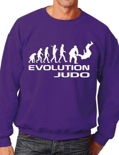 Evolution Of Judo Martial Arts Funny Adult Sweatshirt