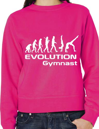 Evolution Of Gymnast Sport Sweatshirt