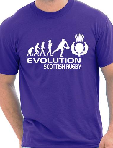 Evolution of Scottish Rugby T-Shirt