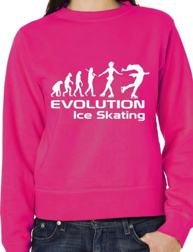 Evolution Of Ice Skating Skater Unisex Sweatshirt