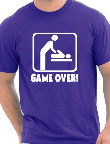 Game Over New Baby Dad Daddy New Parent t-Shirt