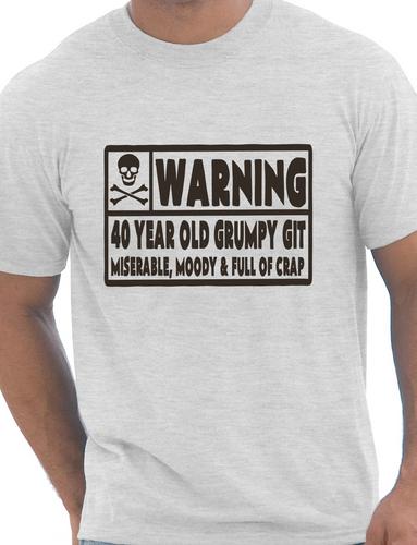 40 Year Old Git Mens 40th Birthday T-Shirt