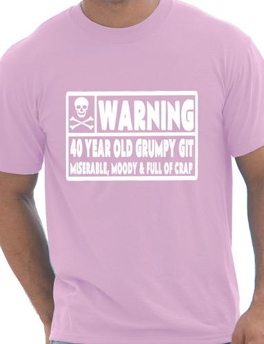 40 Year Old Git Mens 40th Birthday T-Shirt