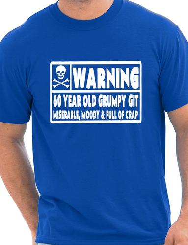 60 Year Old Git Mens 60th Birthday T-Shirt