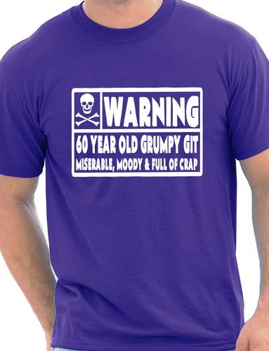 60 Year Old Git Mens 60th Birthday T-Shirt