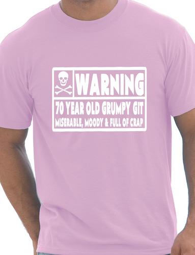70 Year Old Git Mens 70th Birthday T-Shirt