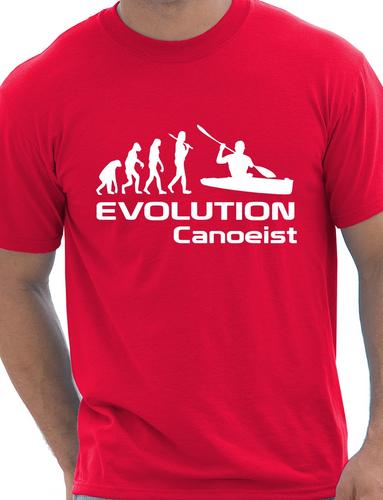 Evolution Of Canoeist Kayak T-Shirt