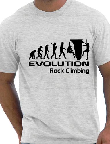 Evolution Of Rock Climbing T-Shirt