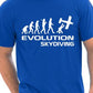 Evolution Of Sky Diving T-Shirt