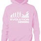 Evolution Of Swimming Girls Boys Hoodie Hoody Swimmer Gift