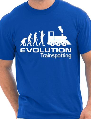 Evolution Of Trainspotting Trains T-Shirt