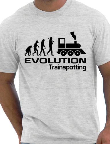 Evolution Of Trainspotting Trains T-Shirt