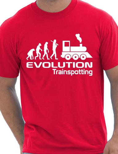 Evolution Of Trainspotting Trains T-Shirt