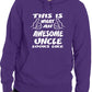 This Is What An Awesome Uncle Looks Like Unisex Hoodie