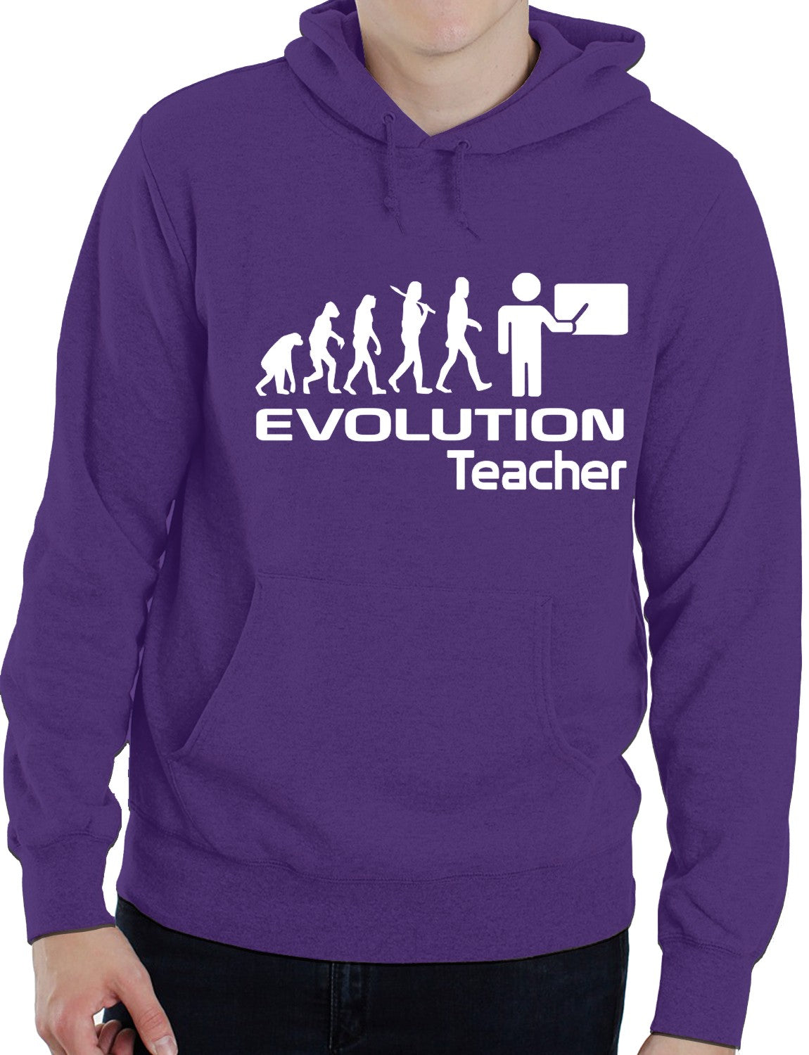 Evolution Of A Teacher Job Work Unisex Hoody