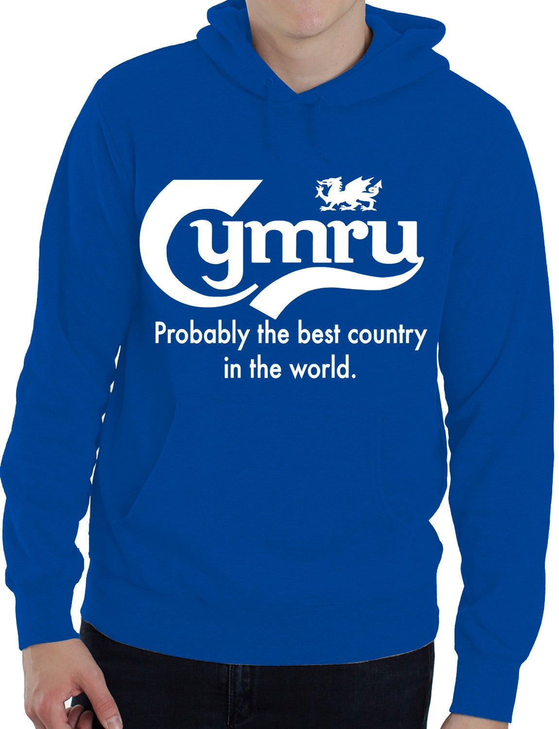 Wales Cymru Best Country Welsh Unisex Hoody Size