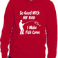 So Good With My Rod Fishing Angling Funny Unisex Hoodie