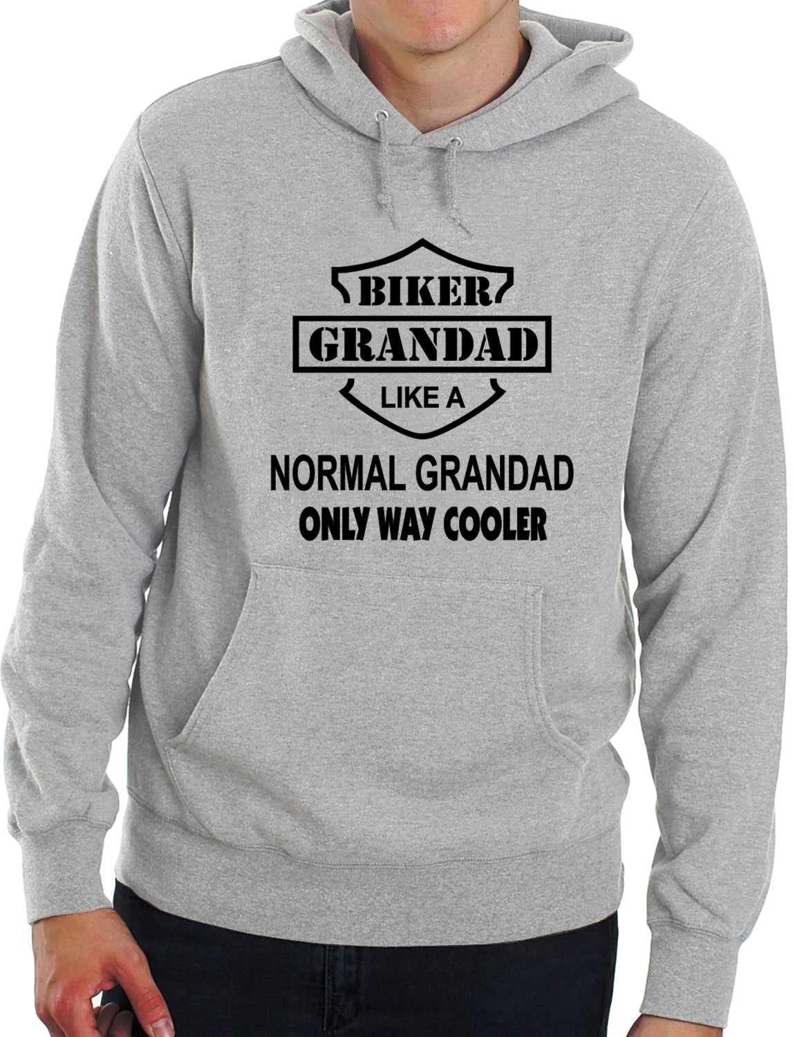 Biker Grandad Motorbike Funny Unisex Hoodie