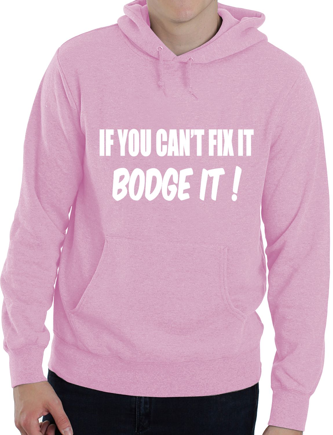 If You Can't Fix it Bodge It Builder DIY Mechanic Unisex Hoodie Size