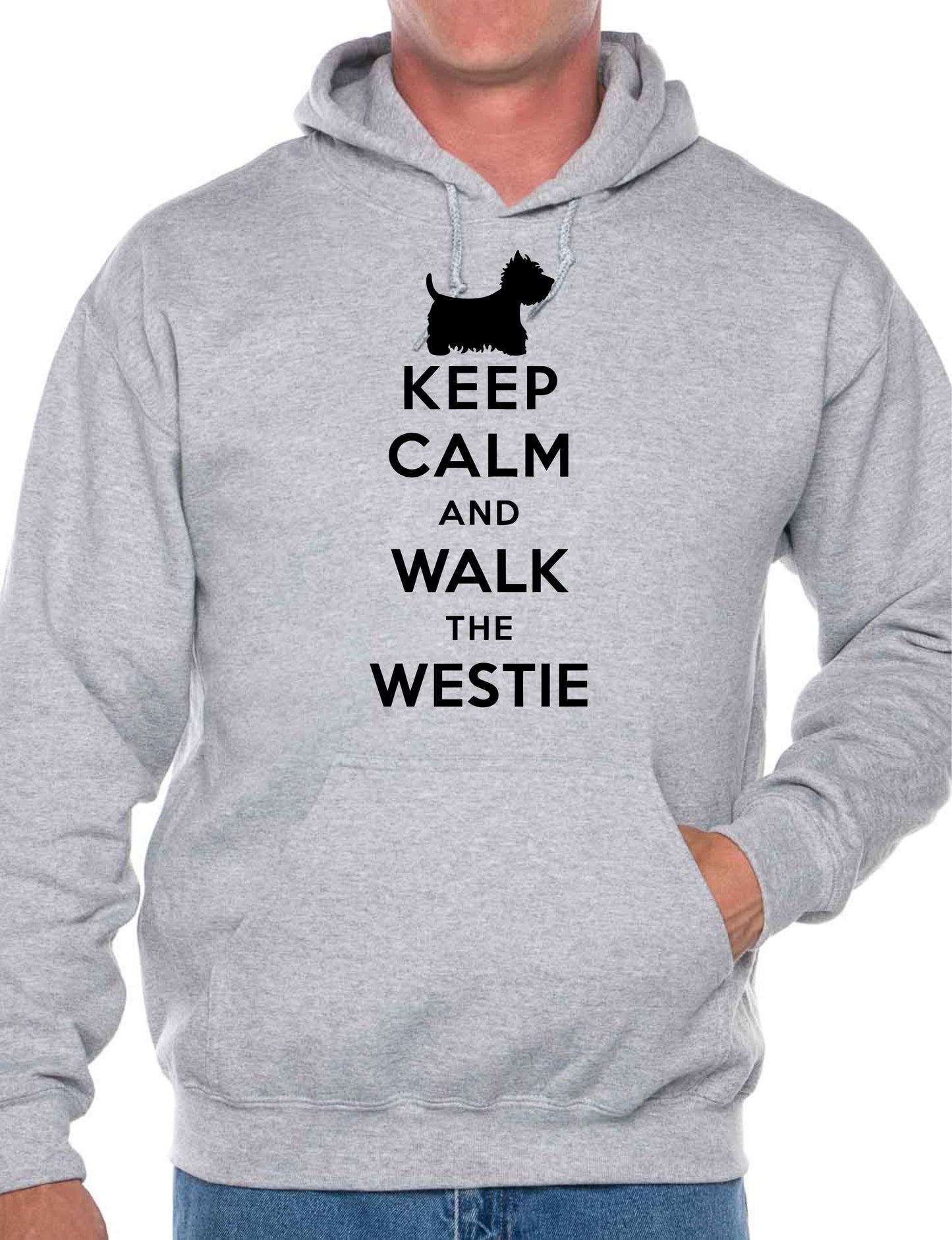 Keep Calm Walk The Westie Dog Lovers Hoodie Size