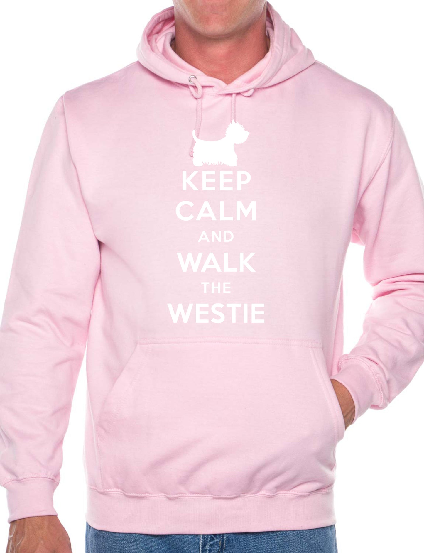 Keep Calm Walk The Westie Dog Lovers Hoodie Size