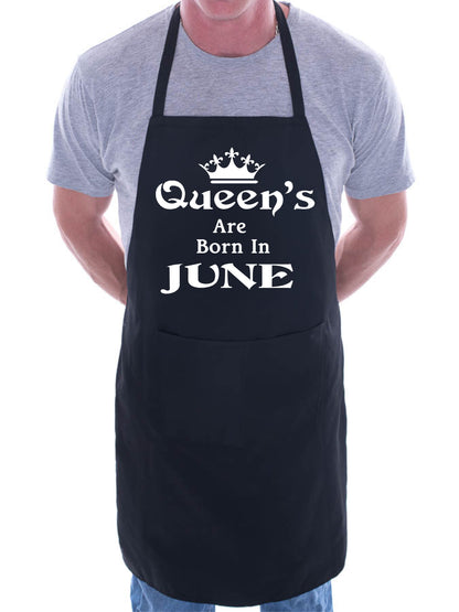 Born In June Birthday Funny Joke BBQ Novelty Cooking Apron