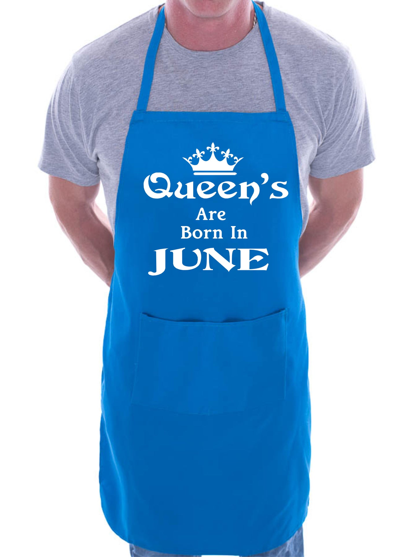 Born In June Birthday Funny Joke BBQ Novelty Cooking Apron
