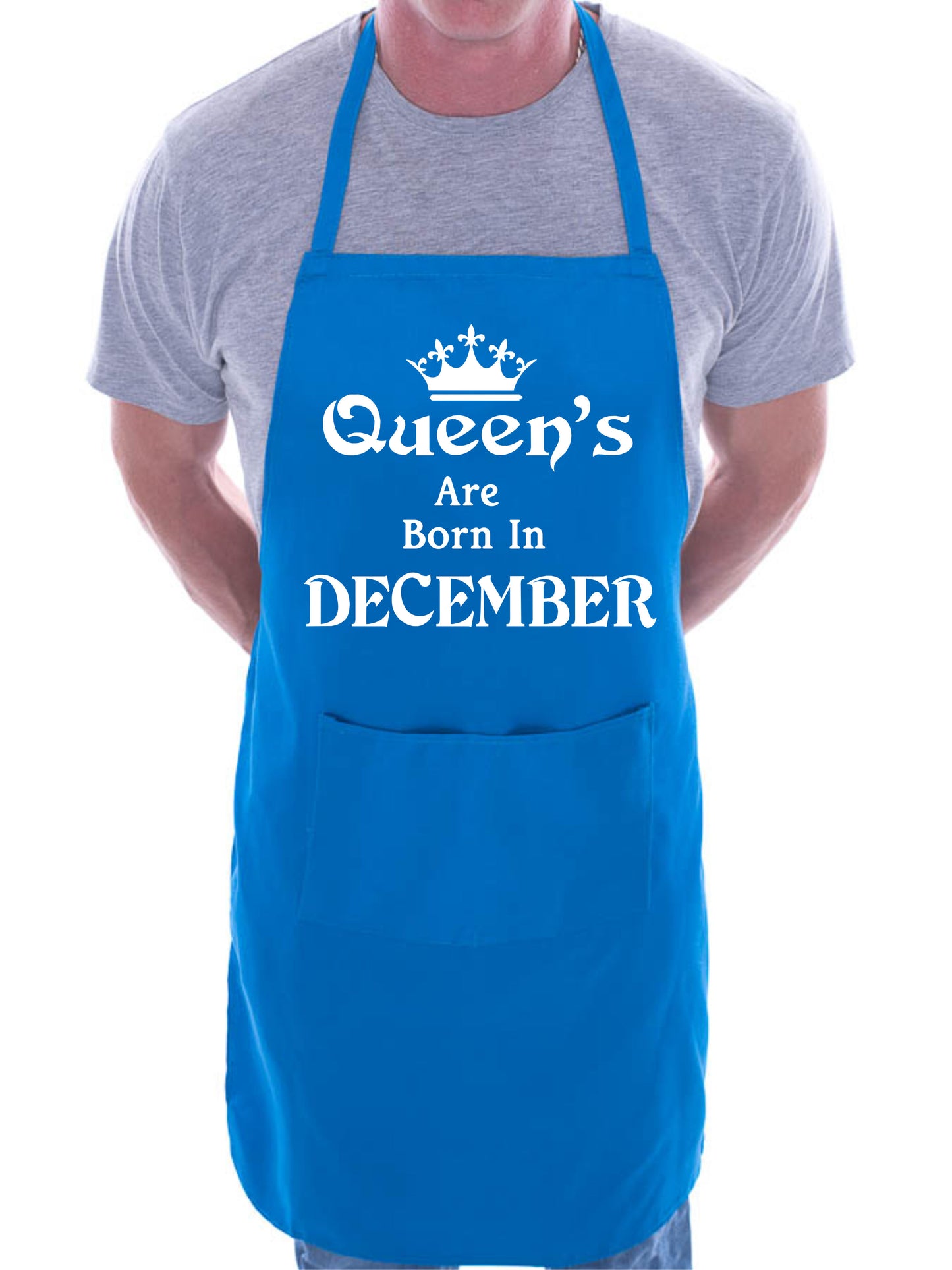 Born In December Birthday Funny Joke BBQ Novelty Cooking Apron