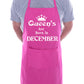 Born In December Birthday Funny Joke BBQ Novelty Cooking Apron