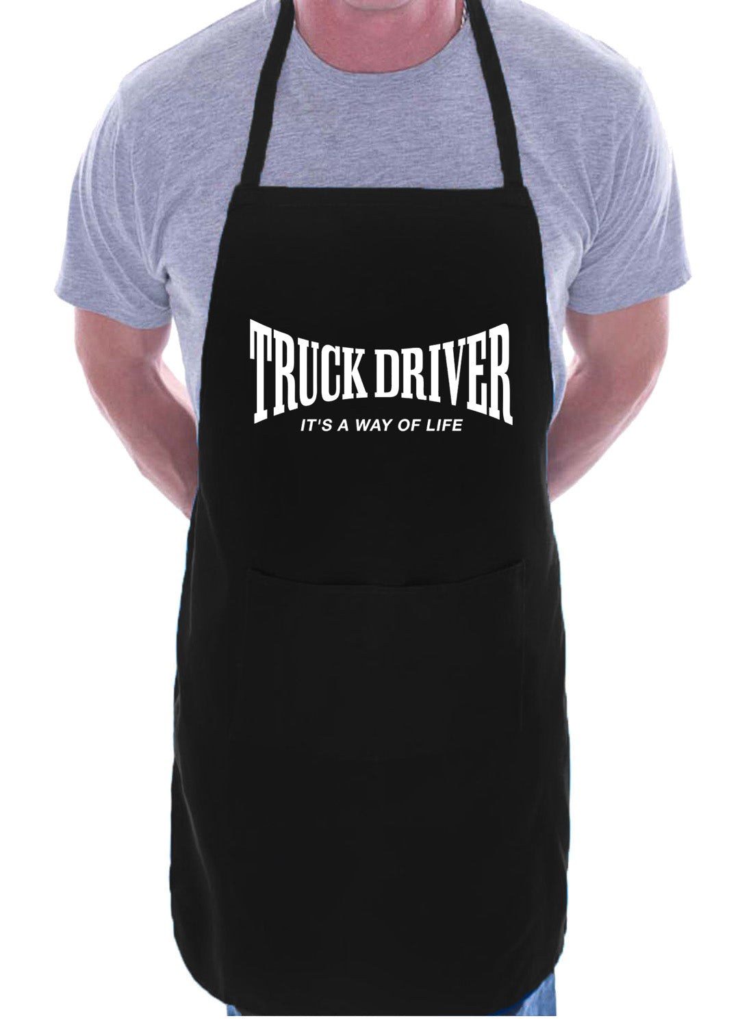 Truck Driver Way Of Life Lorry Long Distance Driver BBQ Apron