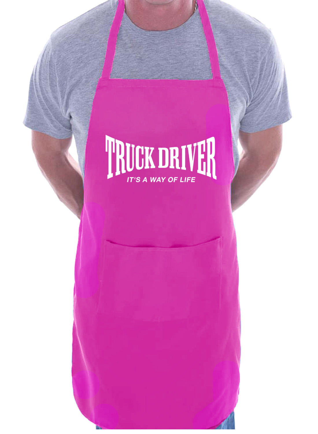 Truck Driver Way Of Life Lorry Long Distance Driver BBQ Apron